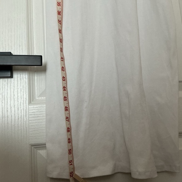 Zara white Ribbed Tback Tank Maxi Dress NWT - Picture 10 of 10